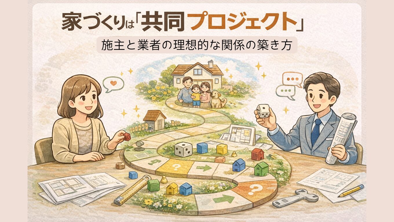 家づくりは「共同プロジェクト」｜施主と業者の関係性について